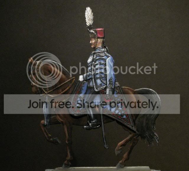 Figurine Peinte 90mm Hussar – Ralph Lord Basset, Moyen-Âge